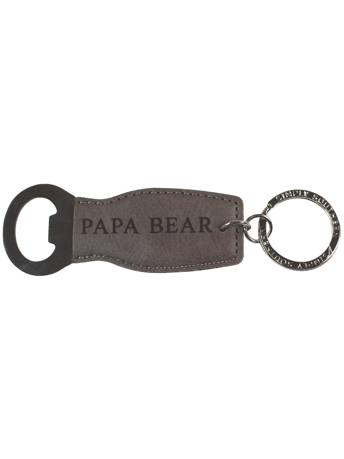 Men's Leather Key Chain