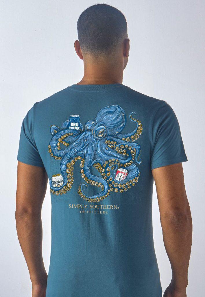Men's Short Sleeve Tee: Octopus