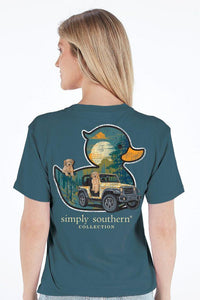 Women's Short Sleeve Tee: Duck